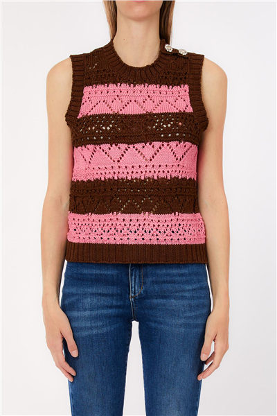 Liu Jo Maglia Chiusa S/M Kadın Triko