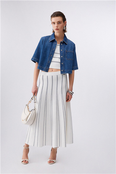 Liu Jo Maglia Chiusa S/M Kadın Triko