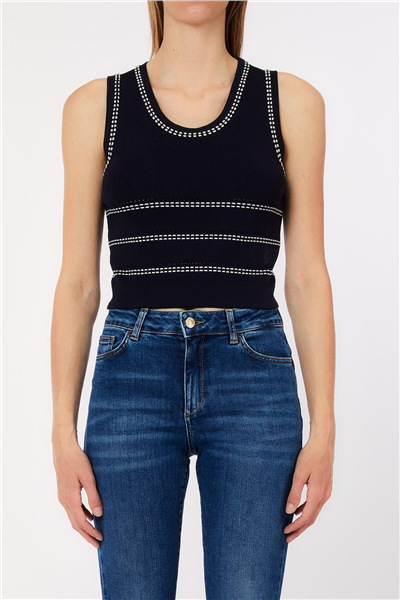 Liu Jo Maglia Chiusa S/M Kadın Triko