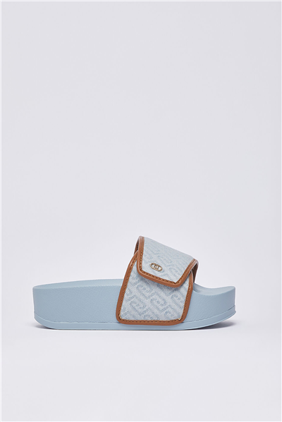 Liu Jo Mykonos 04 Monogram Kadın Terlik Çok Renkli