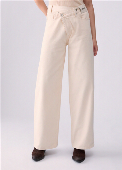 Liu Jo Pant.Straight Awry R Kadın Pantolon