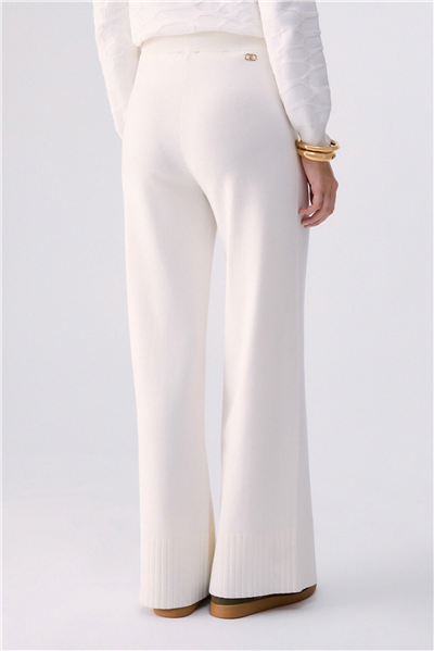 Liu Jo Pant.Maglia Lungo Kadın Eşofman Altı Beyaz