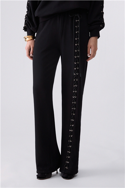 Liu Jo Pant.Felpa Lungo Kadın Eşofman Altı Siyah