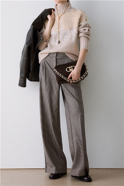 Liu Jo Pant.Ts Tpotf Lungo Kadın Pantolon