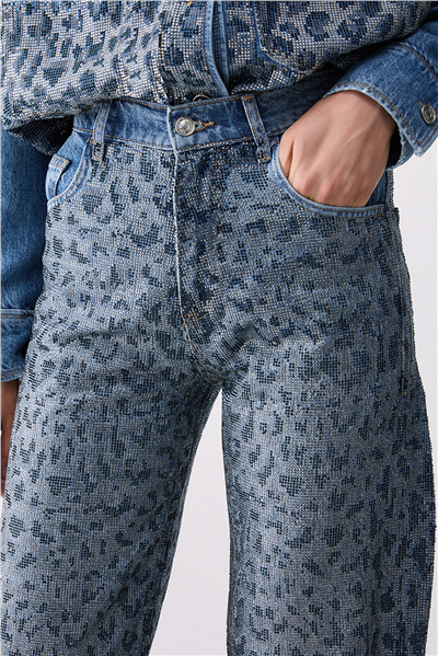 Liu Jo Pant.Straight Stylis Kadın Jean Pantolon