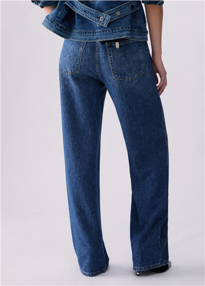 Liu Jo Pant.Straight Stylis Kadın Jean Pantolon
