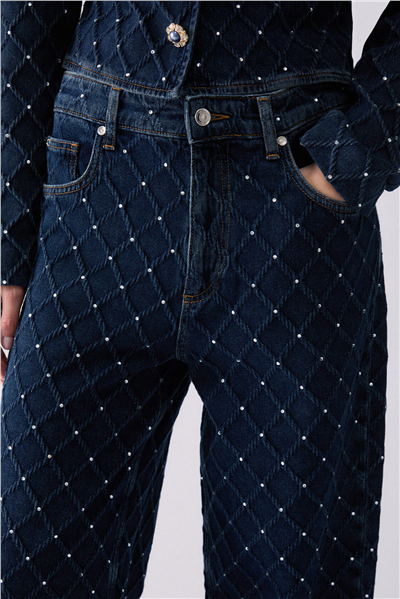 Liu Jo Pant.Straight Matela Kadın Jean Pantolon