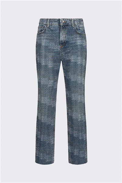Liu Jo Pant.Straight Fit Hw Kadın Jean Pantolon