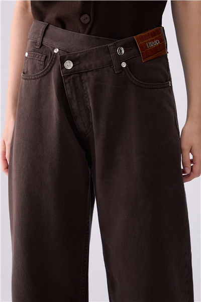 Liu Jo Pant.Straight Awry R Kadın Pantolon