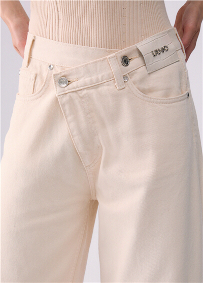 Liu Jo Pant.Straight Awry R Kadın Pantolon