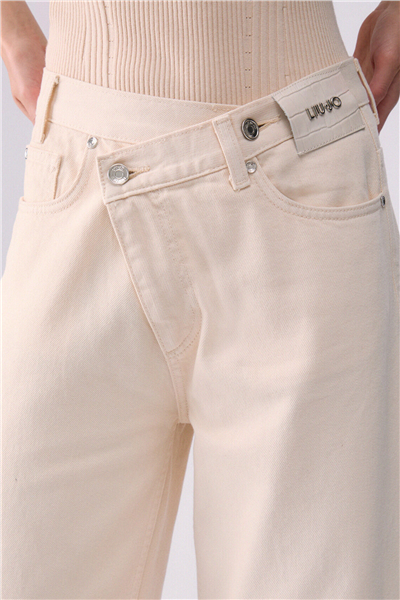 Liu Jo Pant.Straight Awry R Kadın Pantolon