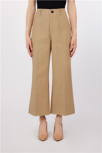 Liu Jo Pant.Chino Co Tencel Kadın Pantolon