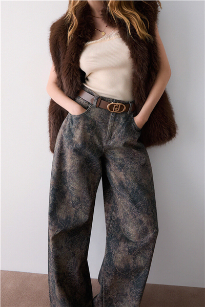 Liu Jo Pant. Balloon Print Kadın Pantolon