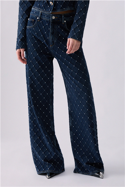 Liu Jo Pant.Straight Matela Kadın Jean Pantolon