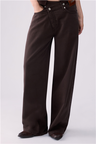 Liu Jo Pant.Straight Awry R Kadın Pantolon