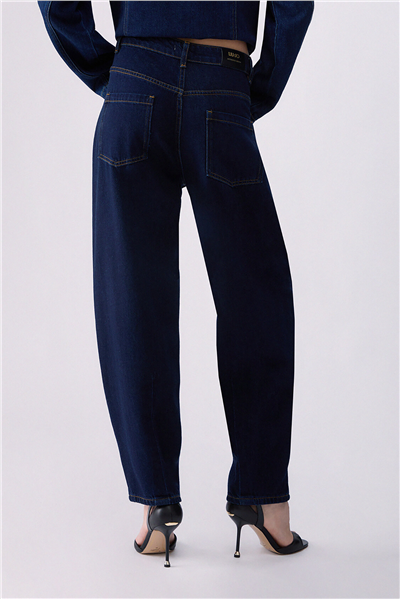 Liu Jo Pant.Barrel H.W. Kadın Jean Pantolon Çok Renkli