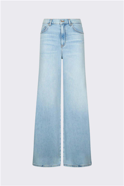 Liu Jo Pant.Midi Flare Split Reg.W. Kadın Jean Pantolon