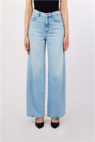 Liu Jo Pant.Midi Flare Split Reg.W. Kadın Jean Pantolon