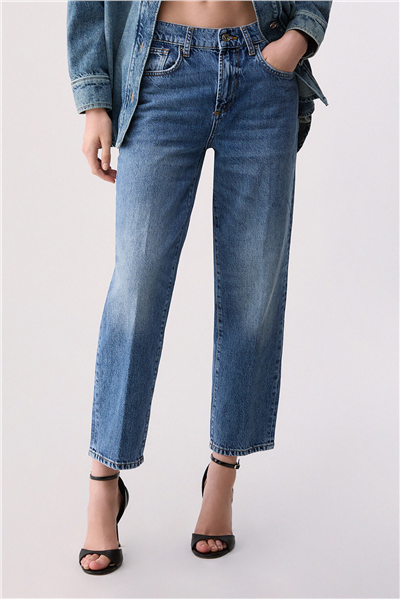 Liu Jo Pant.New Boy L.W. Kadın Jean Pantolon