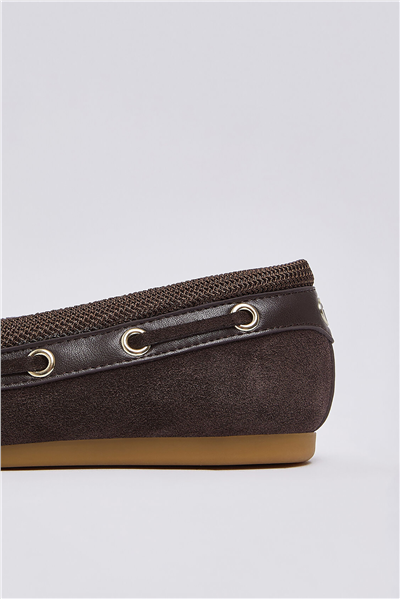 Liu Jo Skipper 03 - Mocassino Cow Suede/Brigthy Me Moka Kadın Loafer