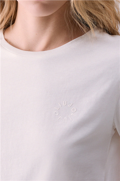 Liu Jo T-Shirt Basica M/C Kadın Bisiklet Yaka T-Shirt