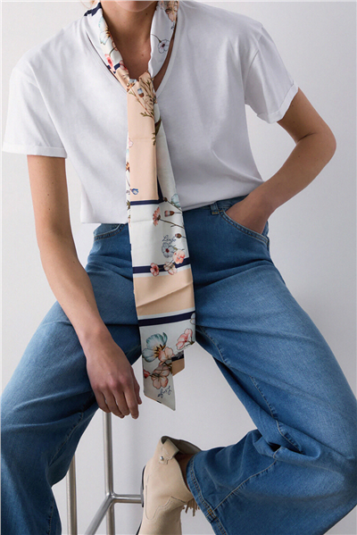 Liu Jo T-Shirt Moda M/C Kadın Bisiklet Yaka T-Shirt Çok Renkli