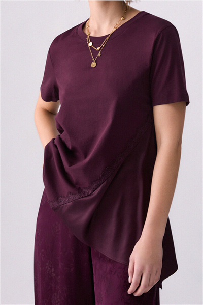 Liu Jo T-Shirt Moda M/C Kadın Bisiklet Yaka T-Shirt