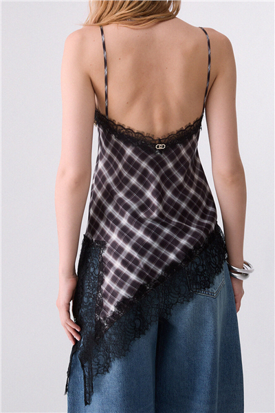 Liu Jo Top Pizzo Kadın Askılı Bluz