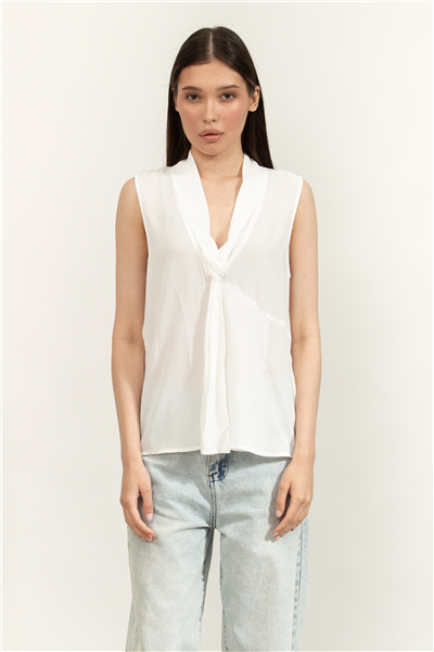 Liu Jo Top Scollo A V Kadın Bluz