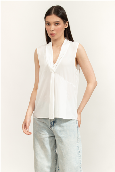 Liu Jo Top Scollo A V Kadın Bluz