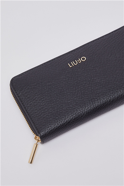 Liu Jo XL Zip Around Kadın Cüzdan Siyah
