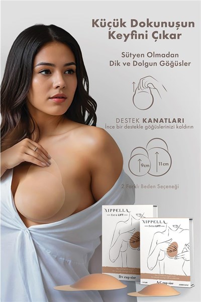 Nippella Extra Lift(Dikleştirici) Göğüs Ucu Kapatıcı Ten Rengi