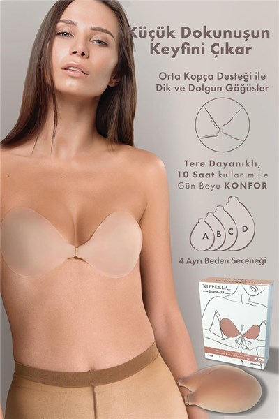 Nippella Shape Up(Straplez Sütyen) Ten Rengi