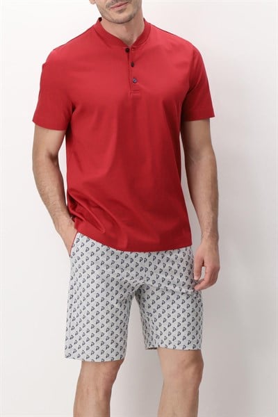 Perofil Erkek Pijama Takımı Kırmızı