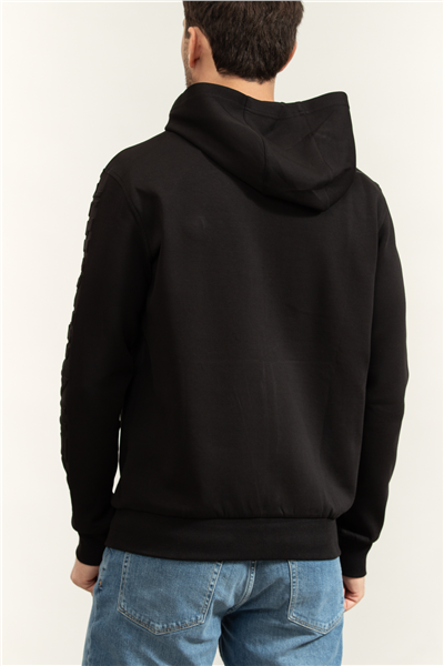 Plein Sport Embossed Hoodie Sweatjacket Erkek Kapüşonlu Sweatshirt