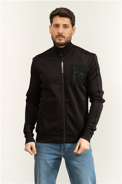 Plein Sport Piquet Tracksuit Jacket Scratch Erkek Eşofman Üstü