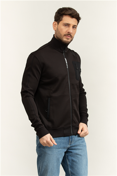 Plein Sport Piquet Tracksuit Jacket Scratch Erkek Eşofman Üstü