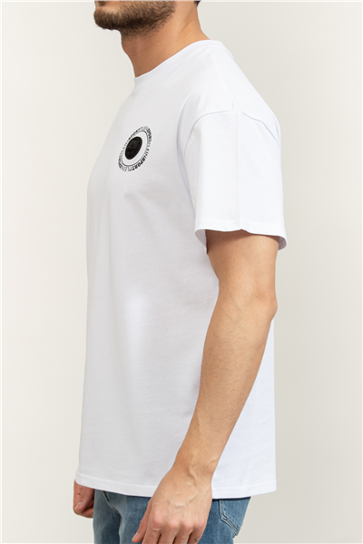 Plein Sport Round Neck T-Shirt Back Logo Erkek Bisiklet Yaka T-Shirt
