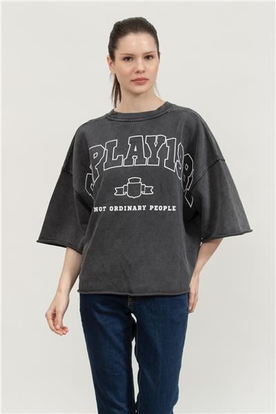 Replay Comfort Fit Kadın Bisiklet Yaka Sweatshirt