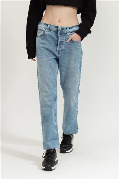 Replay Maijke Cropped Straight High Rise Kadın Jean Pantolon