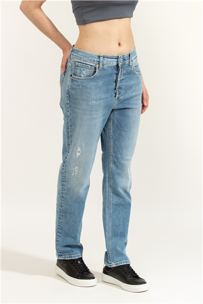 Replay Maijke Straight Straight High Waist Kadın Jean Pantolon