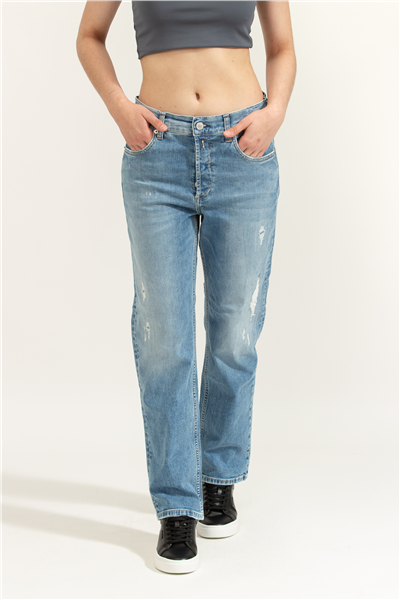 Replay Maijke Straight Straight High Waist Kadın Jean Pantolon