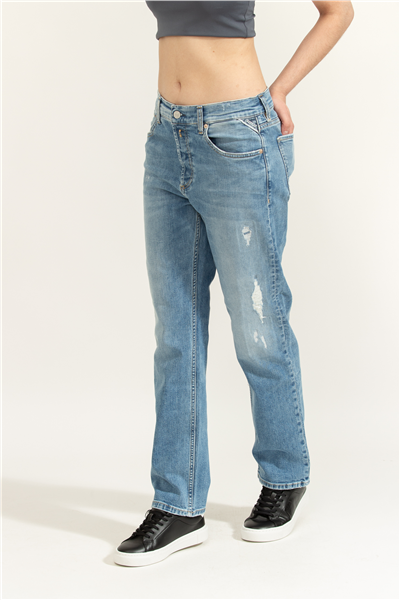 Replay Maijke Straight Straight High Waist Kadın Jean Pantolon
