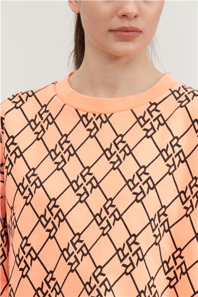 Replay Over Kadın Bisiklet Yaka Sweatshirt