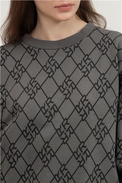 Replay Over Kadın Bisiklet Yaka Sweatshirt