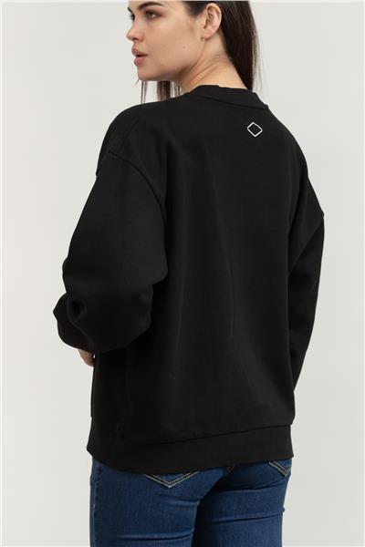 Replay Over Kadın Bisiklet Yaka Sweatshirt