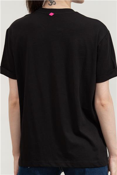 Replay Over Kadın Bisiklet Yaka T-Shirt