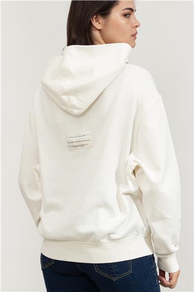 Replay Over Kadın Kapüşonlu Sweatshirt