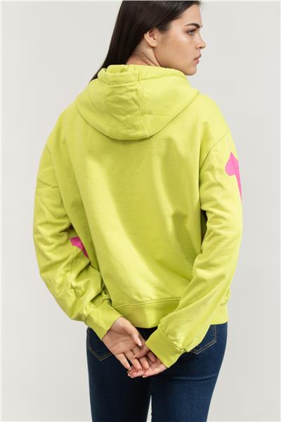 Replay Over Kadın Kapüşonlu Sweatshirt