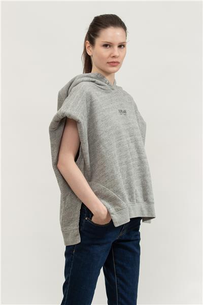 Replay Over Kadın Kapüşonlu Sweatshirt